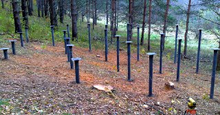 Свайный фундамент Орехово-Зуево. Заказать под ключ цена от 2032 руб